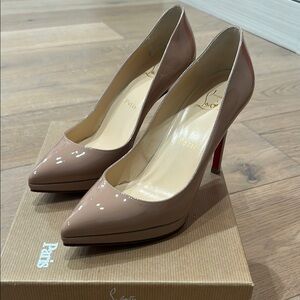 Pigalle Plato 100 patent Nude Pumps
